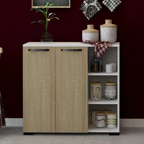 17 Stories Gauna Matte Base Unit 17 Stories  - Size: 99cm H X 42cm W X 46cm D