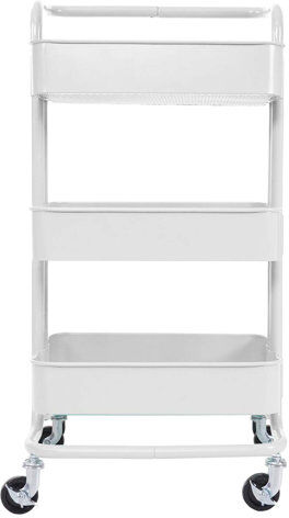 Symple Stuff Kittrell Serving Cart Symple Stuff Frame Colour: White  - Size: Symple Stuff Kittrell Serving Cart Symple Stuff Frame Colour: White  - Size: