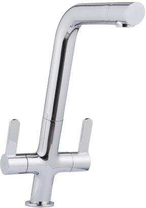 Symple Stuff Creola Angular Twin Lever Monobloc Tap Symple Stuff  - Size: Symple Stuff Creola Angular Twin Lever Monobloc Tap Symple Stuff  - Size: