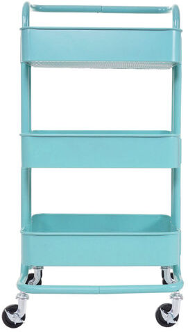 Symple Stuff Kittrell Serving Cart Symple Stuff Frame Colour: Turquoise  - Size: 80cm H X 49cm W X 49cm D Symple Stuff Kittrell Serving Cart Symple Stuff Frame Colour: Turquoise  - Size: 80cm H X 49cm W X 49cm D