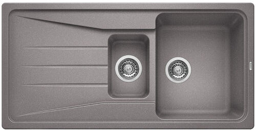 Blanco Sona 100 x 50cm Double Bowl Inset Kitchen Sink Blanco  - Size: 40cm H X 85cm W X 40cm D Blanco Sona 100 x 50cm Double Bowl Inset Kitchen Sink Blanco  - Size: 40cm H X 85cm W X 40cm D
