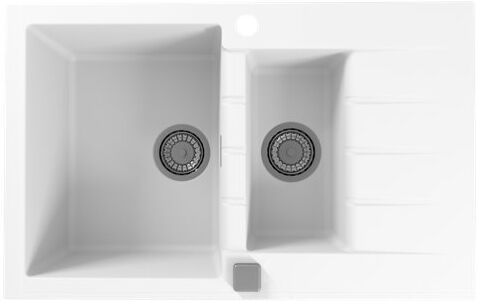 Belfry Kitchen Keturah 1.5 Bowl Inset Kitchen Sink Belfry Kitchen Finish: Arctic 37cm H X 23cm W X 9cm D Belfry Kitchen Keturah 1.5 Bowl Inset Kitchen Sink Belfry Kitchen Finish: Arctic 37cm H X 23cm W X 9cm D