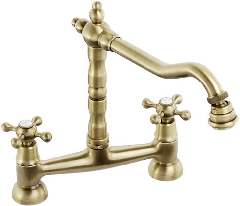 Abode Melford Bridge Tap Abode Finish: Antique Brass Medium Abode Melford Bridge Tap Abode Finish: Antique Brass Medium