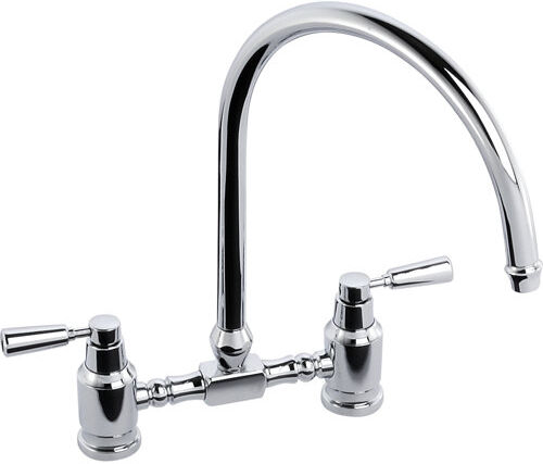 Abode Hargrave Bridge Tap Abode Finish: Chrome Large Abode Hargrave Bridge Tap Abode Finish: Chrome Large