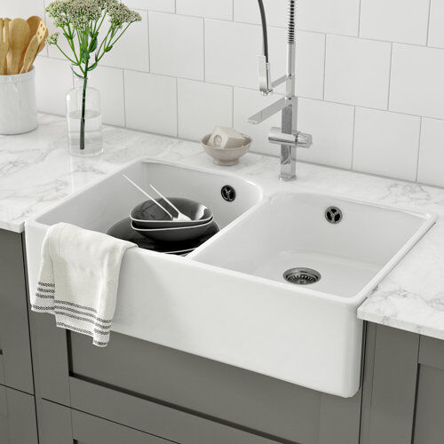 Villeroy & Boch Farmhouse Double Bowl Belfast Kitchen Sink Villeroy & Boch  - Size: 240cm Villeroy & Boch Farmhouse Double Bowl Belfast Kitchen Sink Villeroy & Boch  - Size: 240cm