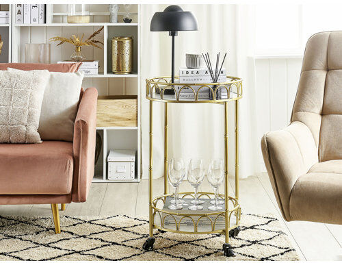 Canora Grey Nedra Serving Cart Canora Grey  - Size: 76cm H X 100cm W X 48cm D