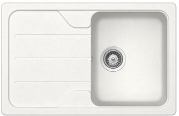 Schock Formhaus Single Bowl Inset Kitchen Sink Schock Finish: White  - Size: 150cm H x 100cm W Schock Formhaus Single Bowl Inset Kitchen Sink Schock Finish: White  - Size: 150cm H x 100cm W