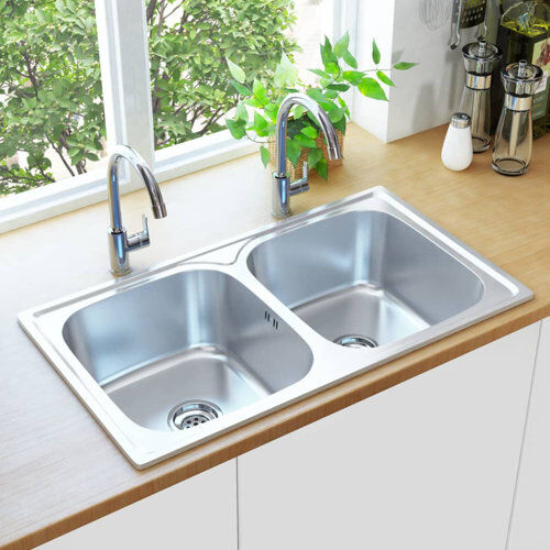 Belfry Kitchen Isabeau Double Bowl Undermount Kitchen Sink Belfry Kitchen  - Size: Rectangle 120 x 170cm Belfry Kitchen Isabeau Double Bowl Undermount Kitchen Sink Belfry Kitchen  - Size: Rectangle 120 x 170cm