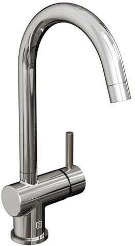 Belfry Kitchen Astoria Single Lever Monobloc Tap Belfry Kitchen Finish: Chrome, Handle Finish: Anthracite Grey  - Size: Mini (Under 40cm High) Belfry Kitchen Astoria Single Lever Monobloc Tap Belfry Kitchen Finish: Chrome, Handle Finish: Anthracite Grey  - Size: Mini (Under 40cm High)