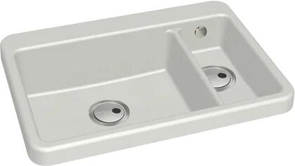 Abode 1.5 Bowl Inset Kitchen Sink Abode  - Size: W235 x L250cm Abode 1.5 Bowl Inset Kitchen Sink Abode  - Size: W235 x L250cm