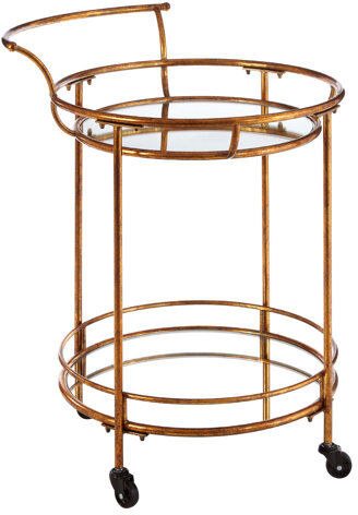 Mercury Caille Serving Cart Mercury Row  - Size: Large Mercury Caille Serving Cart Mercury Row  - Size: Large