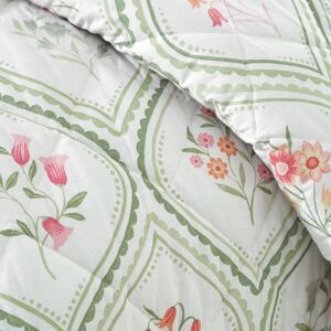 Catherine Lansfield Cameo Floral Reversible Bedspread