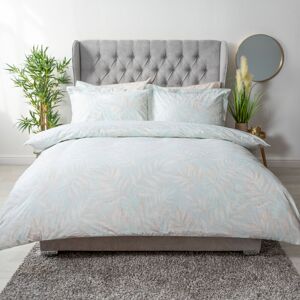 Belledorm Duck Egg Cotton 200 TC Duvet Cover Set Duck Egg Super King Duvet Cover + 2 Standard Pillowcases