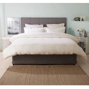 Belledorm Ultralux 1000 Thread Cotton 56/44 Polycotton 1000 TC Duvet Cover Ivory King