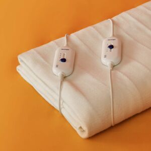 Silentnight Dual Control Electric Blanket - Heated Under blanket with split control and 3 settings White W200 x L160cm