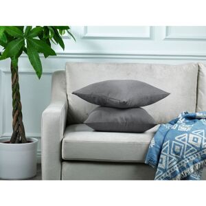 Lilijan Home & Curtain Indoor / Outdoor Square Scatter Cushion Cover Light Grey 60 x 60cm