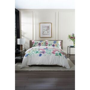 The Lyndon Company Luxurious Digitally Printed Bamboo Leaves 180 Thre Cotton Duvet Cover Set Set Super King Duvet Cover + 2 Standard Pillowcases