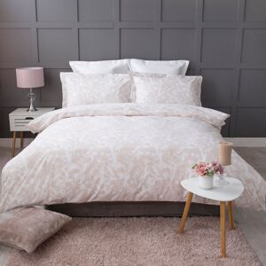 Belledorm Rosie Duvet Set Pink Super King Duvet Cover + 2 Standard Pillowcases