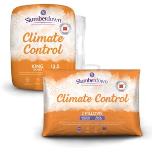 Control Slumberdown All Seasons 13.5 Tog Winter Duvet with 2 Pillows White Kingsize