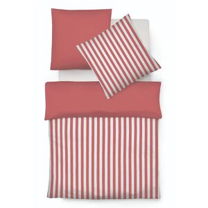 Fleuresse Bettwäsche Porto red Double - 2 Pillowcases (80 x 80 cm)