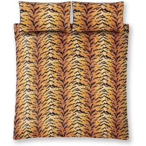 Paloma Home Luxe Tiger Gold Bed Set white/yellow Super King Duvet Cover + 2 Standard Pillowcases