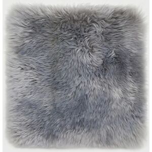 Fairmont Park Teton Sheepskin Scatter Cushion Cover gray 40.0 H x 40.0 W x 1.0 D cm