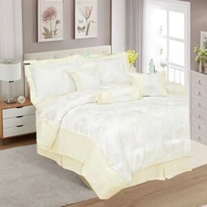 Bloomsbury Market Icahn Bedspread Set with Neck Roll Pillow, Pillow Shams, Cushions and Sheet 242.0 H x 228.0 W x 3.0 D cm