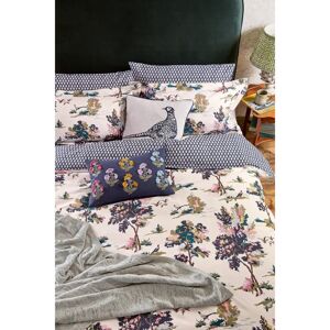 JOULES Beige/Green/Purple 100% Cotton Duvet Cover Set Single - 1 Pillow Case