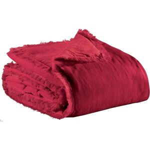 Rosalind Wheeler Trantham Polyester Bedspread red 85.0 W cm