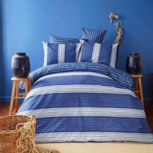 Nautica Home Nautica Moby 100% Turkish Cotton Down Duvet Cover Set, Navy Blue Multi blue 200.0 H x 140.0 W x 1.0 D cm