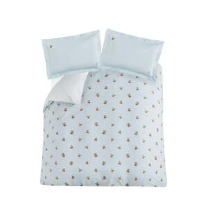 Sophie Allport Strawberries Bedset Single + 1 Standard Pillowcase