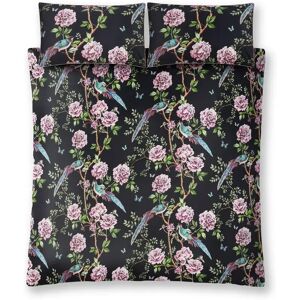 Paloma Home Vintage Chinoiserie Blossom Bed Set green/black/indigo Super King - 2 Standard Pillowcases