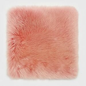 Fairmont Park Teton Sheepskin Scatter Cushion Cover pink 40.0 H x 40.0 W x 1.0 D cm