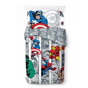 Disney Marvel Comics Avengers Comic Cool 100% Cotton Bed Set Single - 1 Standard Pillowcase