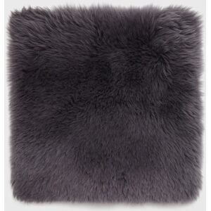 Fairmont Park Teton Sheepskin Scatter Cushion Cover gray 40.0 H x 40.0 W x 1.0 D cm