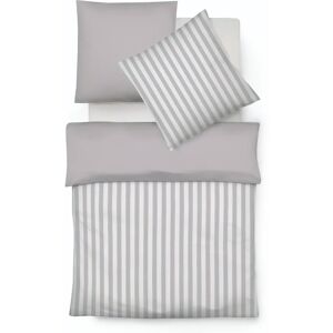 Fleuresse Bettwäsche Porto brown Double - 2 Pillowcases (80 x 80 cm)