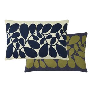 Orla Kiely Sycamore Stripe 40X60cm Feather Cushion green/white/blue 40.0 H x 60.0 W x 10.0 D cm