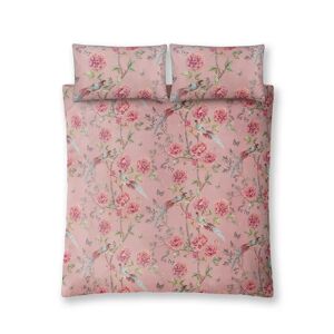 Paloma Home Vintage Chinoiserie Blossom Bed Set pink/green Super King - 2 Standard Pillowcases