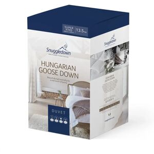 Snuggledown Sumptuous Hungarian Goose Down All Season 13.5 Tog Duvet white 220.0 H x 260.0 W x 6.5 D cm