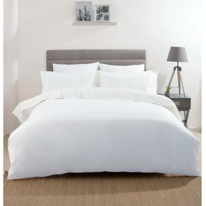 Belledorm 600 TC 100% Cotton Range Cotton 600 TC Duvet Cover Set white Single Duvet Cover + 1 Standard Pillowcase