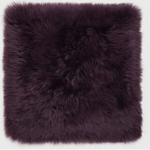 Fairmont Park Teton Sheepskin Scatter Cushion Cover indigo 40.0 H x 40.0 W x 1.0 D cm