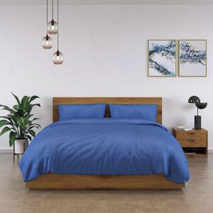 Panda 100% Bamboo Bedding Set Navy Super King Duvet Cover + 3 Additional Pieces