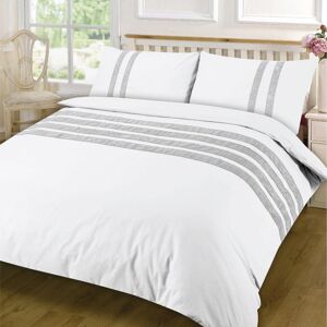 17 Stories Fienley Duvet Cover Set Luxury Double Bedding Set 100% Egyptian-Quality Cotton Percale 200TC White King Duvet Cover + 2 Standard Pillowcases