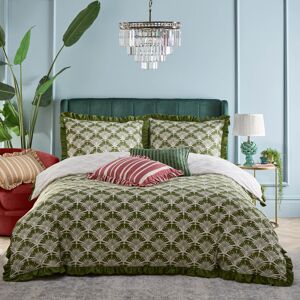 furn. Deco Palm Polyester Duvet Cover Set Set Green Super King Duvet Cover Set + 2 Pillowcases furn. Deco Palm Polyester Duvet Cover Set Set Green Super King Duvet Cover Set + 2 Pillowcases