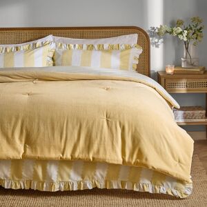 Wylder Edie 100% Cotton Velvet Bedspread Yellow Wylder Edie 100% Cotton Velvet Bedspread Yellow