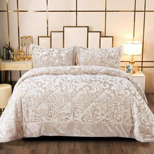 Mercer41 Wakeland Luxury Bedspread Beige Supper King Mercer41 Wakeland Luxury Bedspread Beige Supper King
