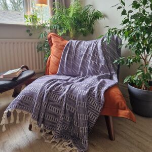 World Menagerie Senecal Throw Royal Purple 150cm W X 210cm L World Menagerie Senecal Throw Royal Purple 150cm W X 210cm L