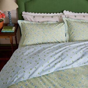 JOULES Trailing Ditsy Cotton Percale Duvet Cover Set Green King Duvet Cover + 2 Pillowcases JOULES Trailing Ditsy Cotton Percale Duvet Cover Set Green King Duvet Cover + 2 Pillowcases