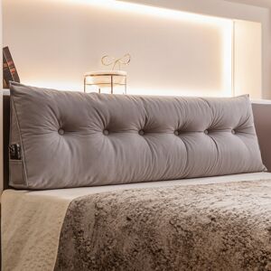17 Stories Washable Wedge Headboard Pillow Light Camel 180cm W 17 Stories Washable Wedge Headboard Pillow Light Camel 180cm W