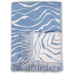 Highland Dunes Abberton Throw Blue 125cm W X 150cm L Highland Dunes Abberton Throw Blue 125cm W X 150cm L